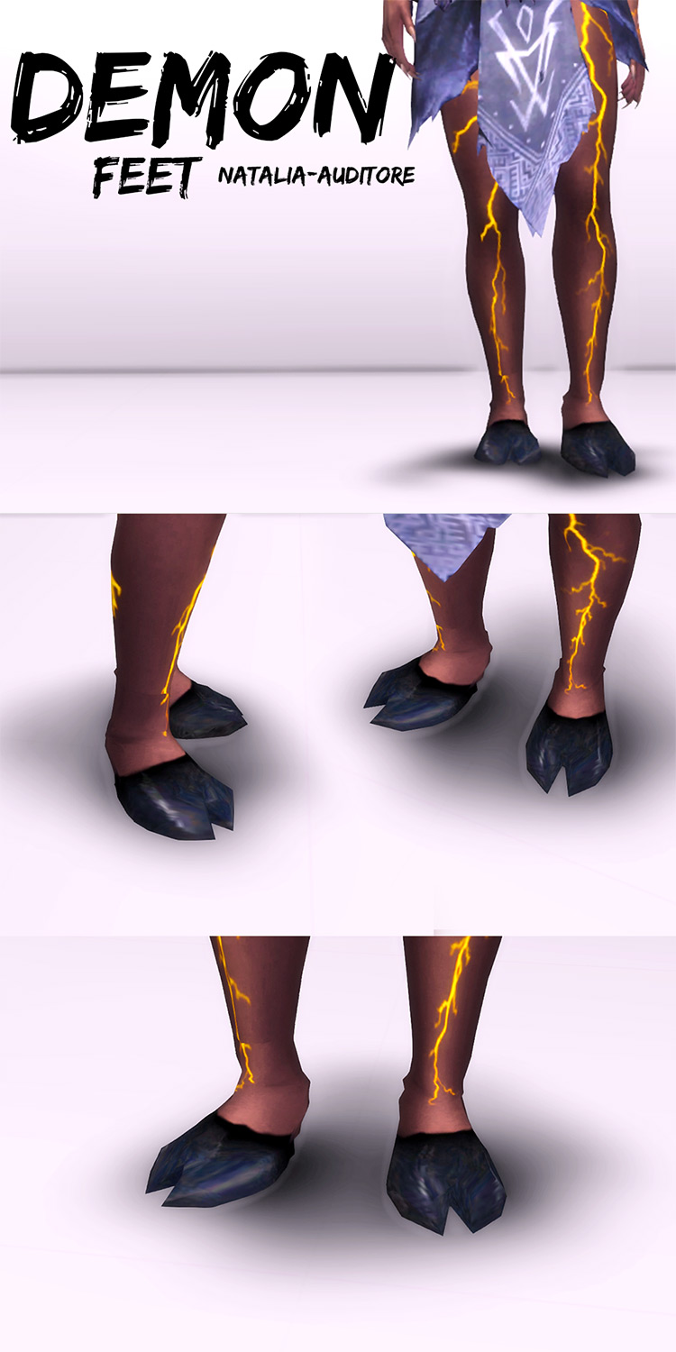 Demon Feet Sims 4 Cc