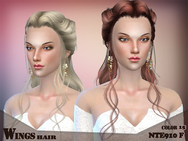 Hair Nte910 - Wedding Hair Cc