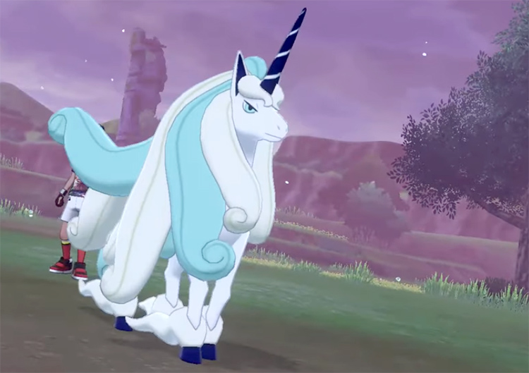 Galarian Rapidash - Pokemon Sword Screenshot