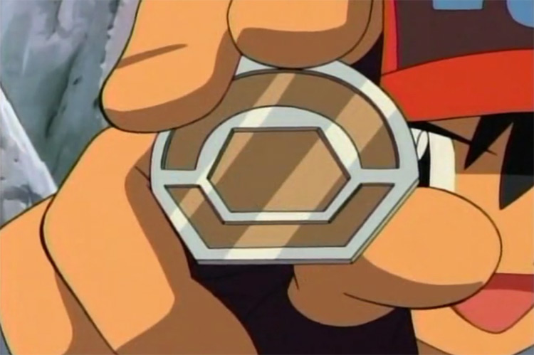 Coal Badge From Pokémon Anime